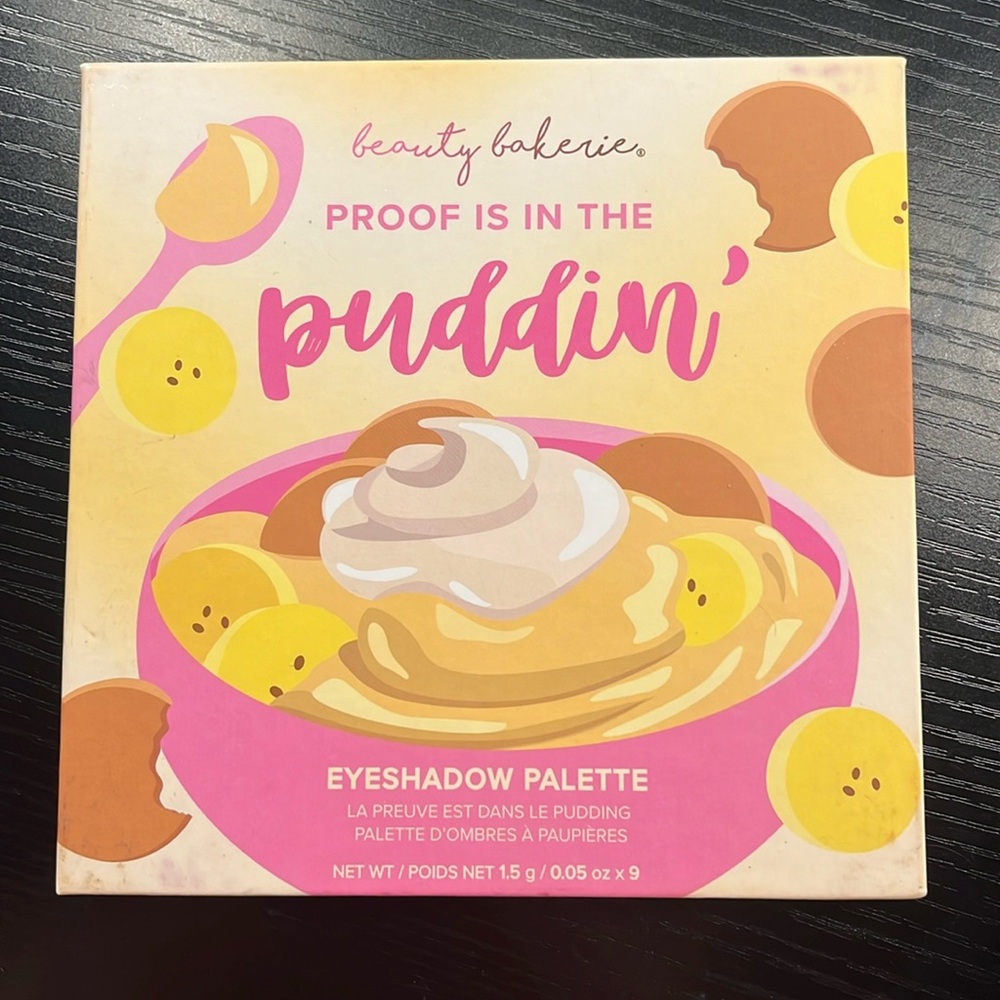 “Proof is in the puddin’” Eyeshadow palette